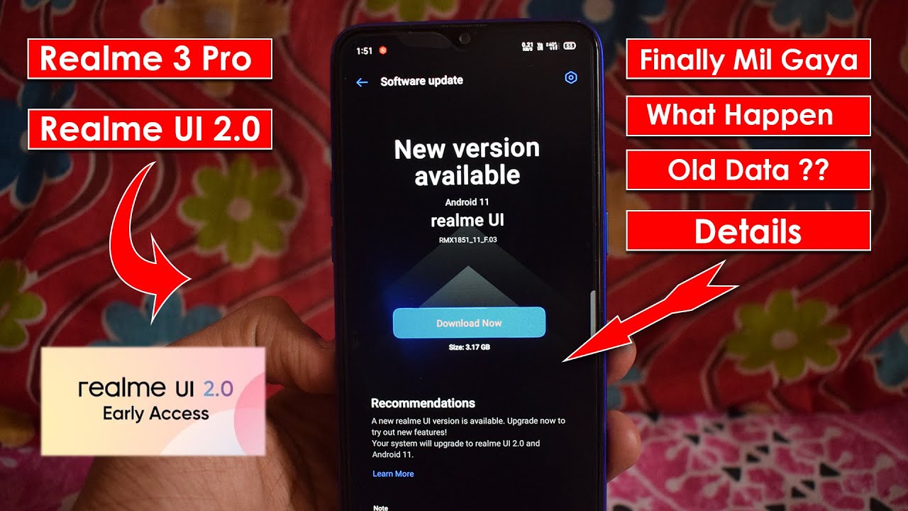 Realme 3 Pro Realme UI 2.0 Application Approved F.03 | What to do | Watch Before Download Important