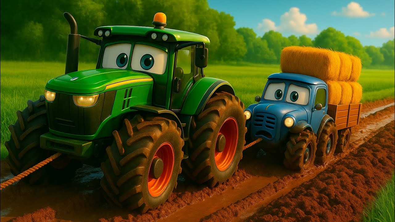 Traktor Tom Rettung 🚜- Kinderlieder 🎶🎵🎶l 