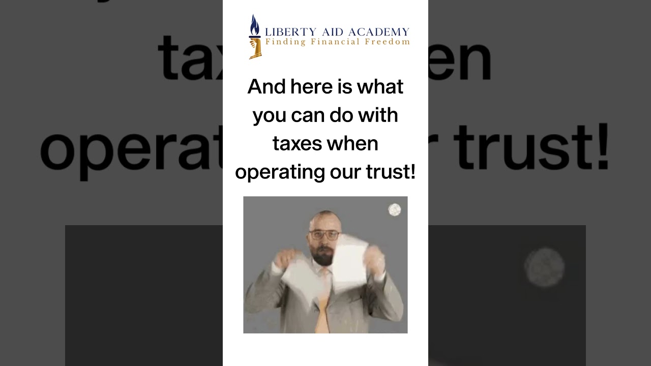 Weary of paying your taxes? Let us help you - Liberty Aid Academy