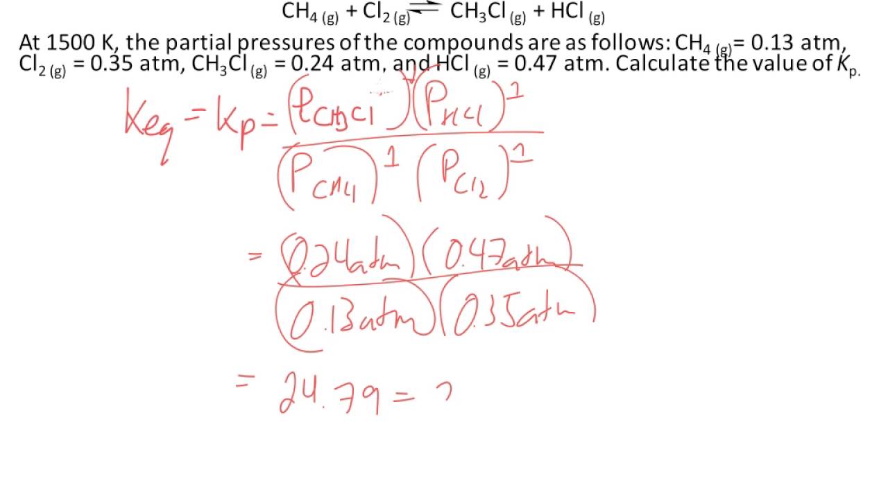 Equilibrium Expression Calculations