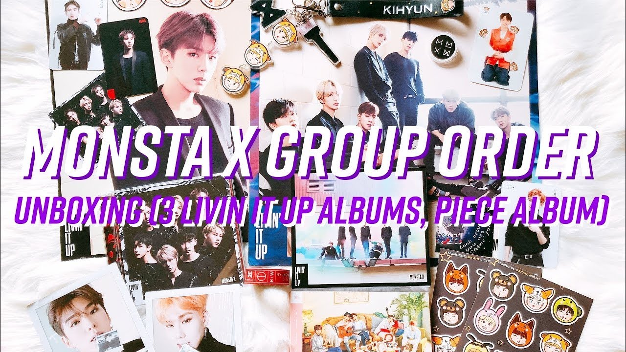 [ unboxing ] monsta x group order albums, straps & concert goods | finessejournal