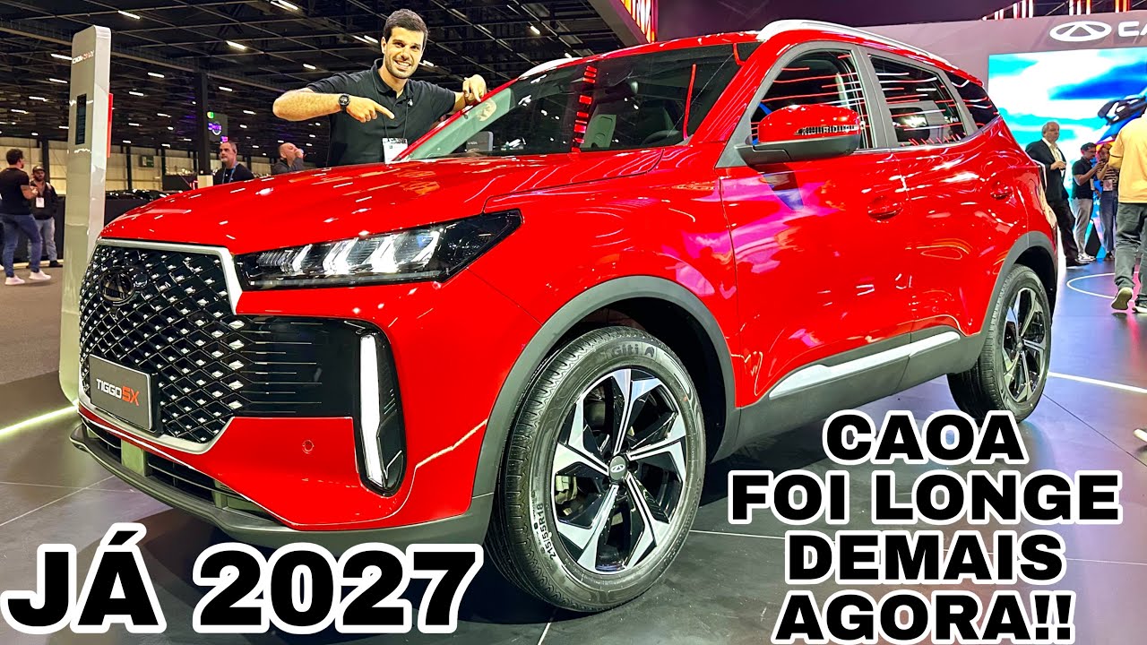 LANÇAMENTO CAOACHERY TIGGO 5X PRO 2027 EM DETALHES | FICOU MAIS ECONÔMICO? | AGORA COM FACELIFT!!