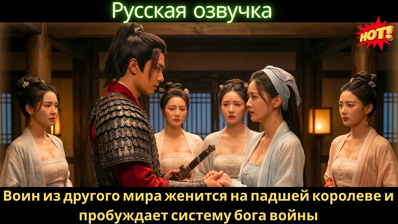 Воин из другого мира женится на падшей королеве и пробуждает систему бога войны #дорама