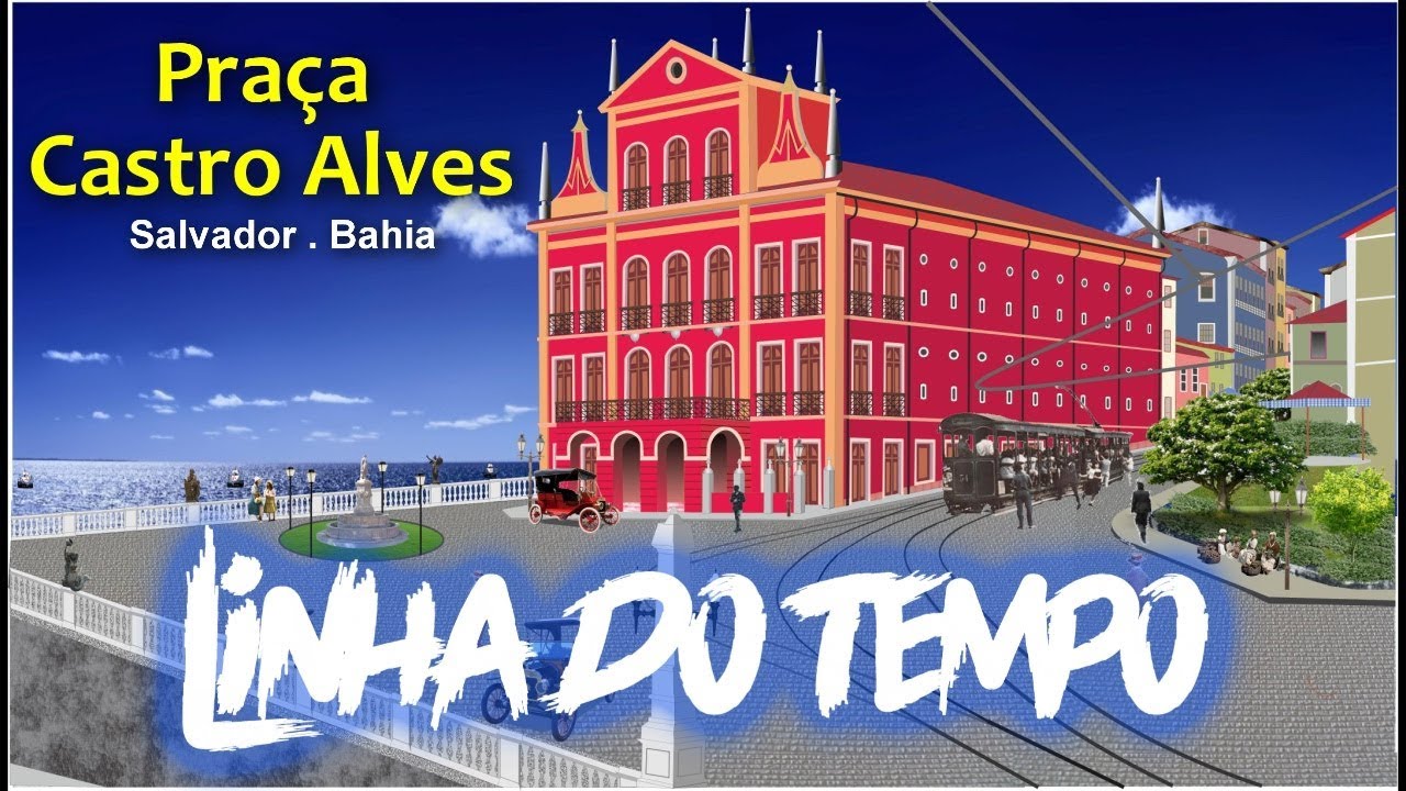Praça Castro Alves - Salvador BA - Linha do Tempo