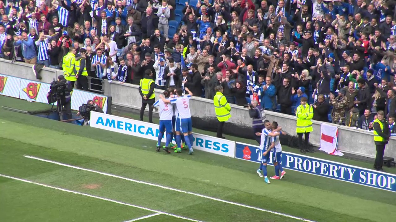 BRIGHTON & HOVE ALBION 2 WIGAN 1