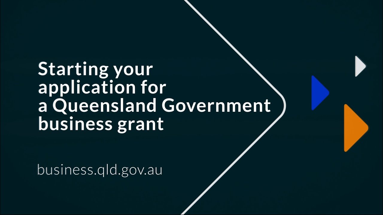 Starting your application for a Queensland Government business grant