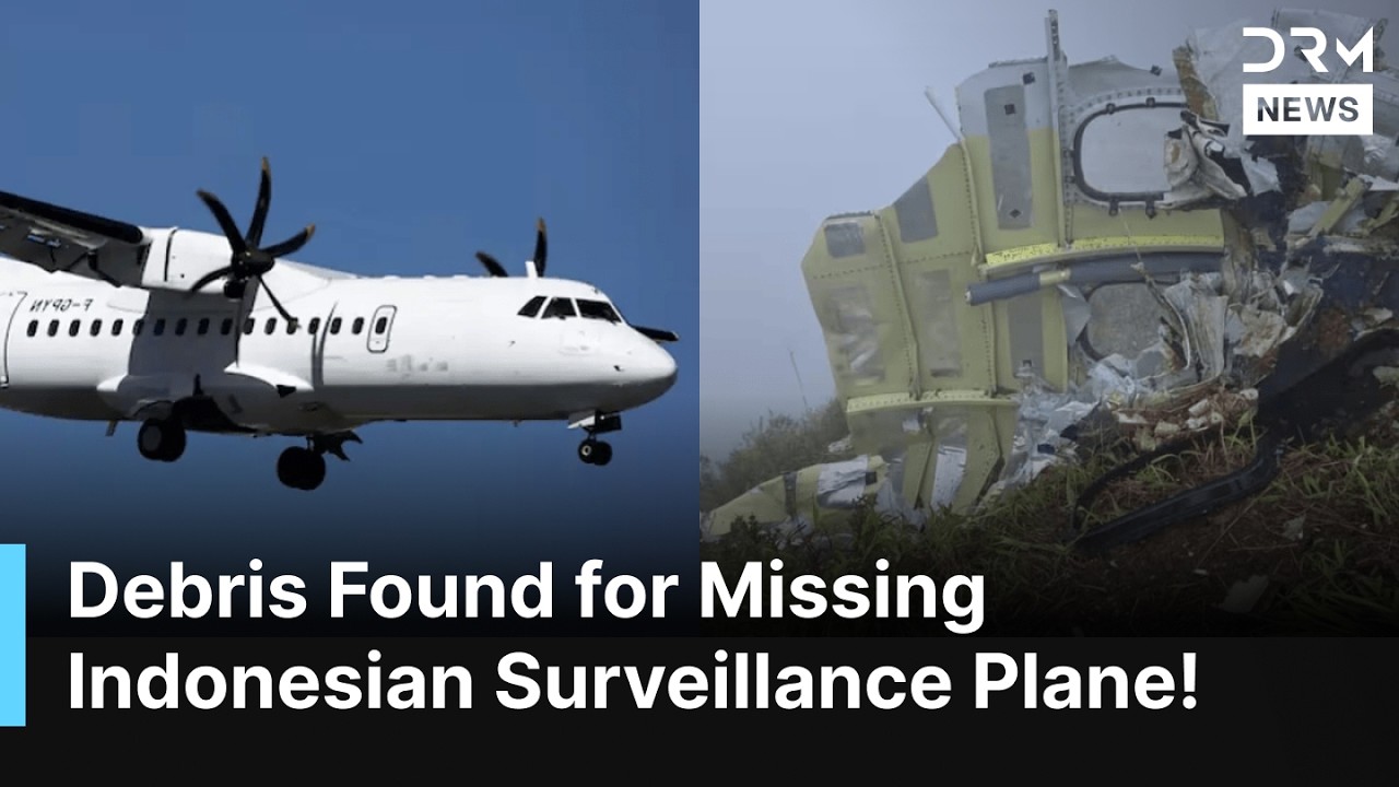 UNSEEN VIDEO: Debris Found in Search for Missing Indonesian Surveillance Plane | AP1Z