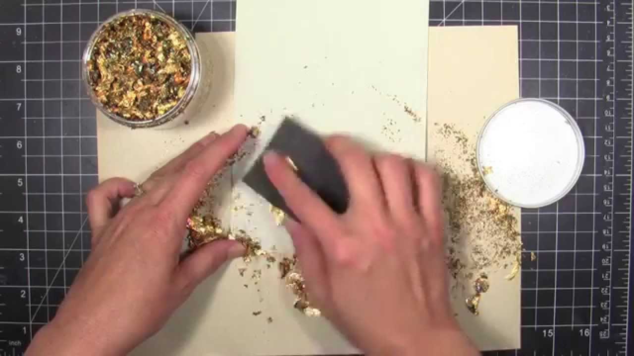 Cosmic Shimmer Gilding Flakes, part 2
