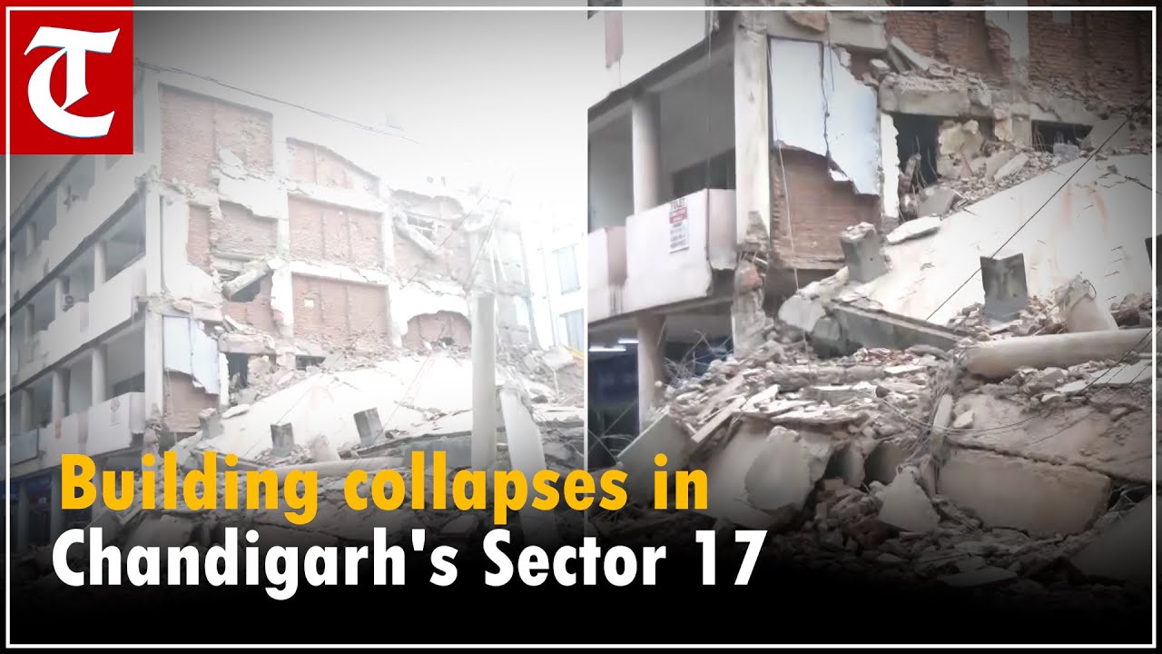 Building housing a restaurant collapses in Chandigarh's Sector 17