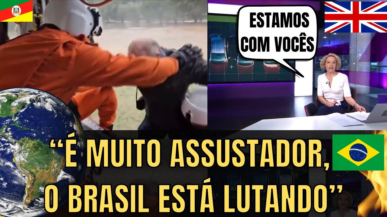 Televisão Britânica Repercute A Tragédia No Rio Grande Do Sul
