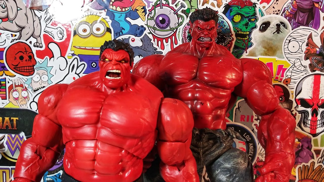 MARVEL LEGENDS 🆚 MARVEL SELECT RED HULK!