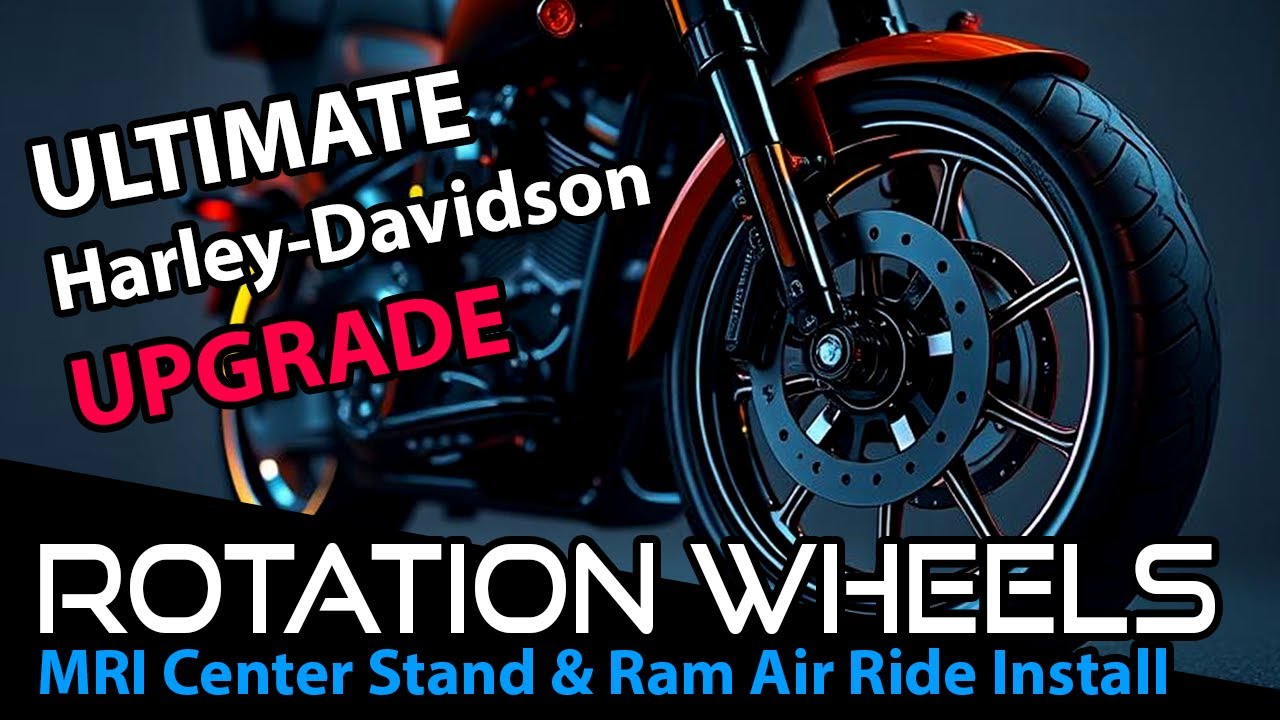 What Makes This the Ultimate Harley Upgrade? MRI Center Stand & Ram Air Ride Install!🔥