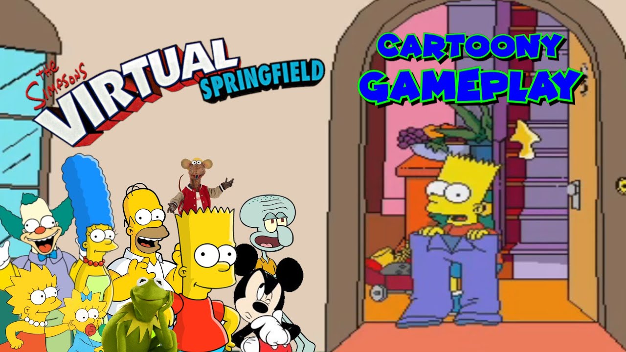 Cartoony Gameplay: The Simpsons Virtual Springfield (REVISITED) PART 1