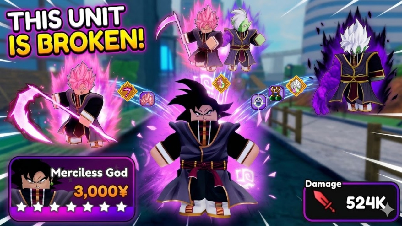 SHOWCASE MERCILESS GOD (GOKU BLACK) BEST RELIC COMBO (UTD X)