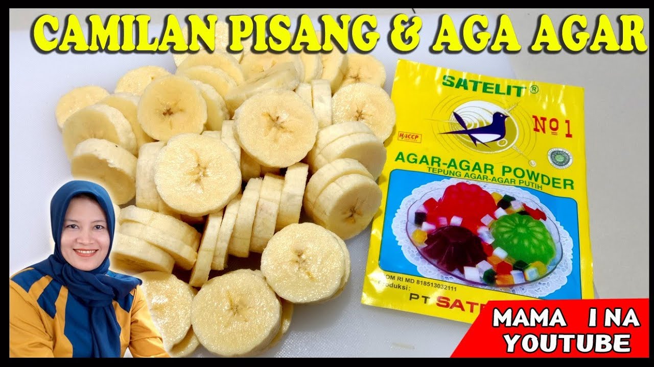 Paduan Camilan SUPER enak dari pisang dan agar agar. Buat nya gampang. Rasanya ISTIMEWA