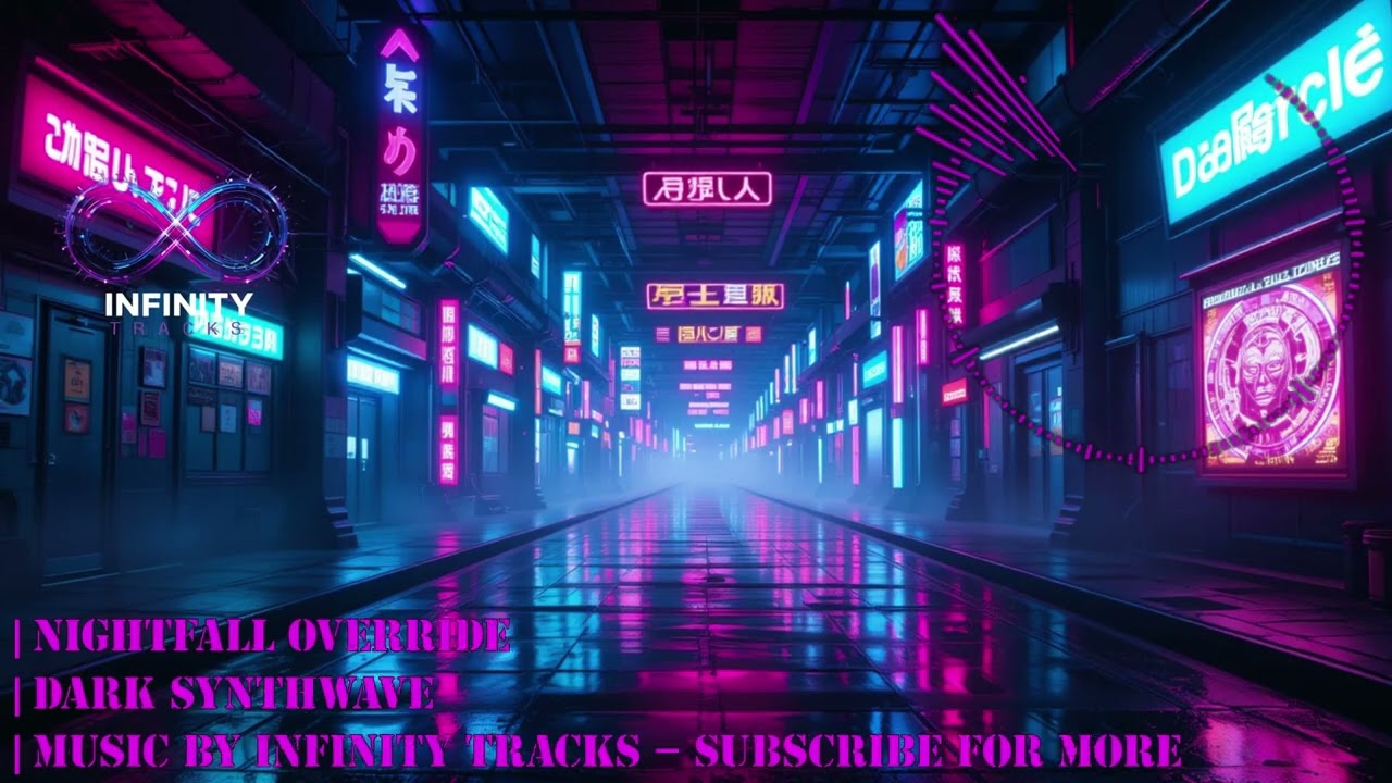 Dark Synthwave Vibes for Cinematic & Neon Content | Nightfall Override
