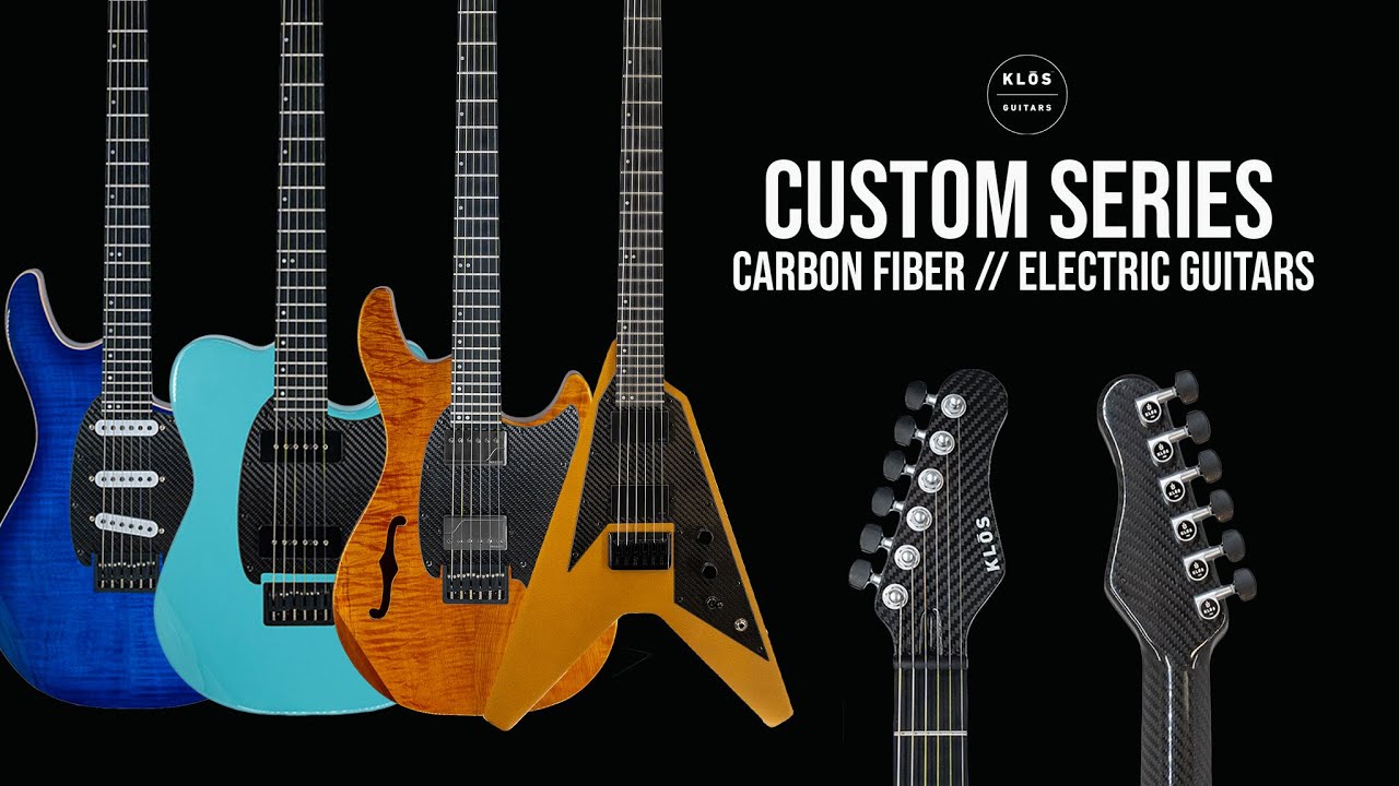 Electric Guitar Custom Series by KLŌS - Artemis, Baritone, Telomere, Vector
