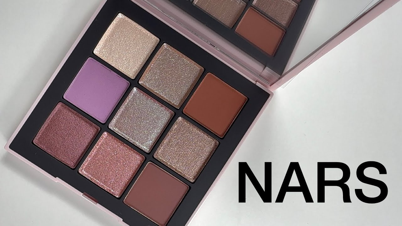 NARS Afterglow Tempting Eyeshadow Palette Swatches