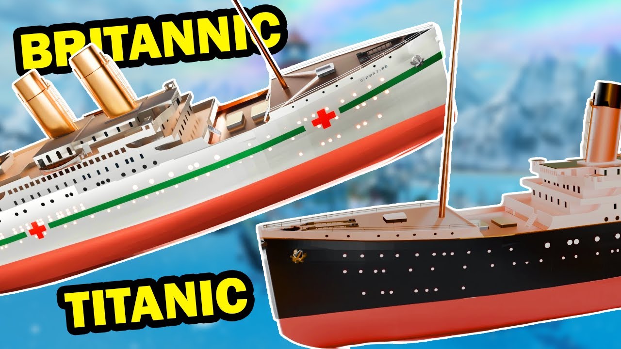 SHOWCASING THE *NEW* TITANIC AND BRITANNIC | SHARKBITE 2