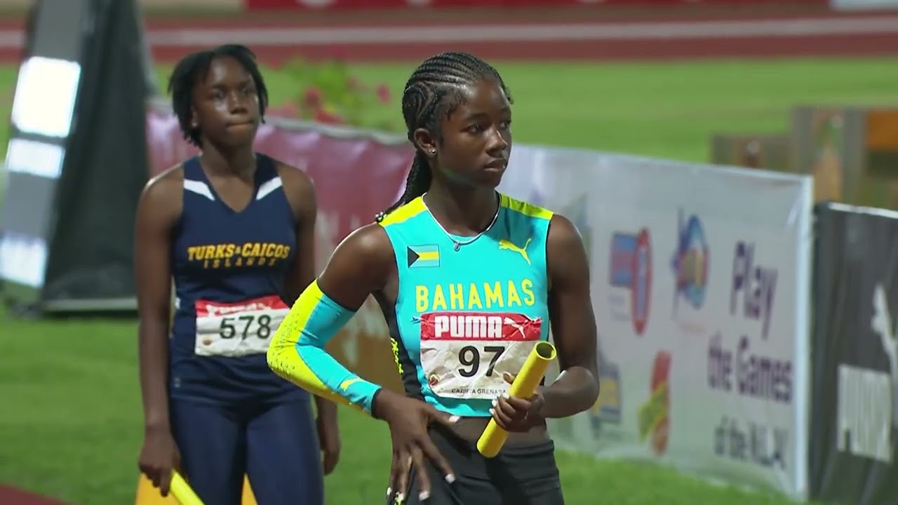 CARIFTA Games 2024 Grenada | Girls 4x100 Meter Relay Under 17 Finals