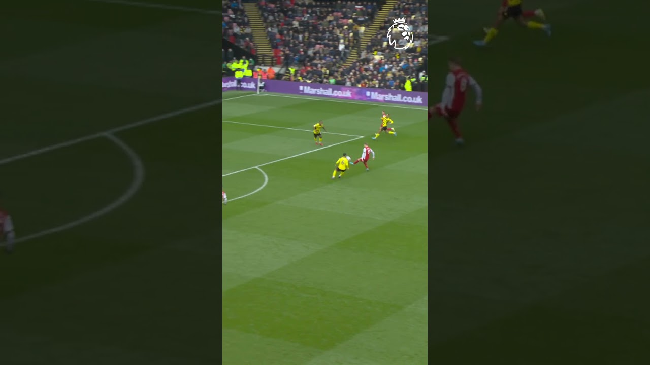 Arteta assisting Arsenal as Martinelli scores