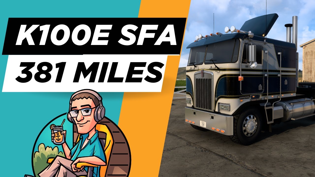 ATS First YouTube - Short Heavy Haul | K100E Cabover | NE to WY | Solo Play