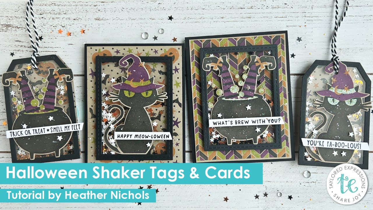 Halloween Cards & Tags using Create-in-Quads - Halloween | Taylored Expressions