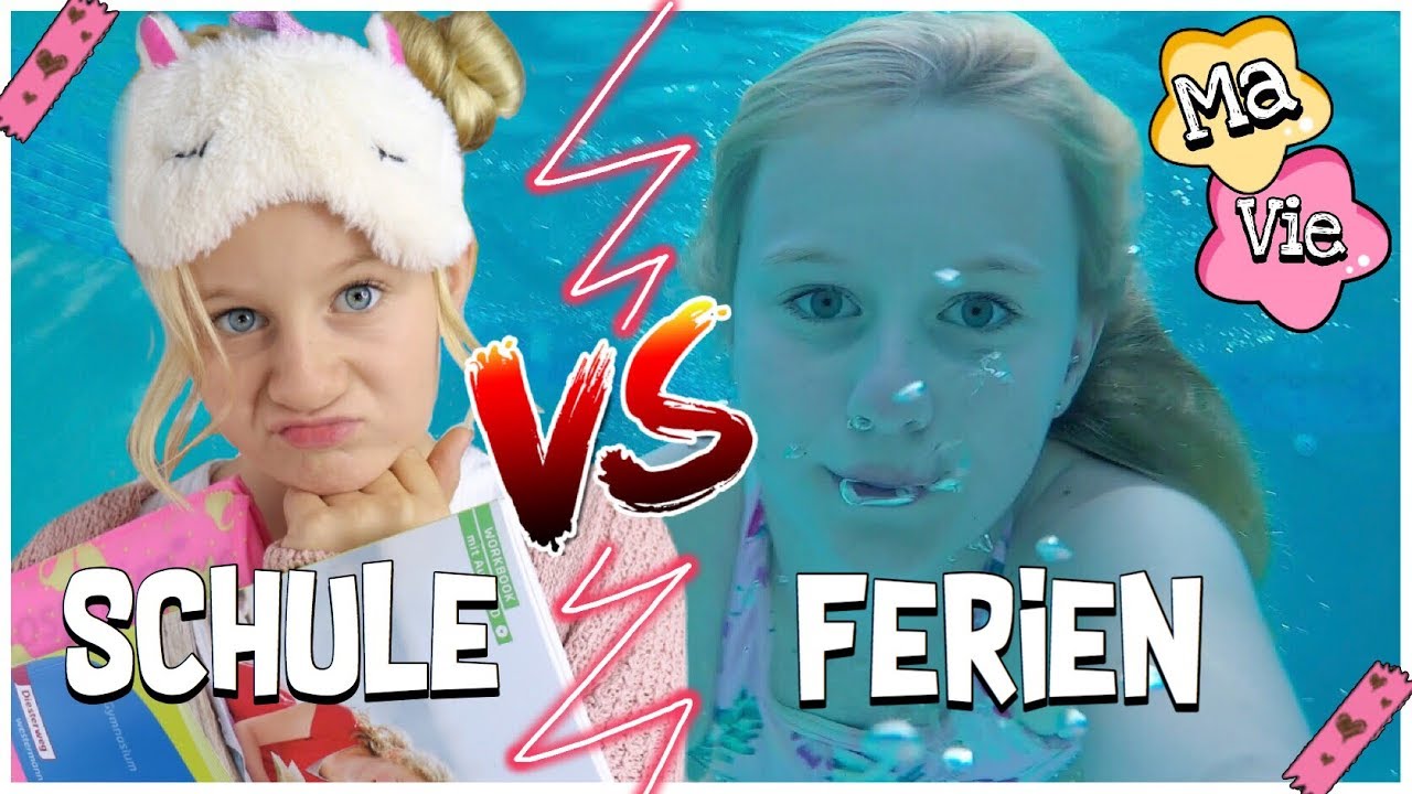 ABENDROUTINE SCHULE VS FERIEN URLAUB | MaVie Noelle Family