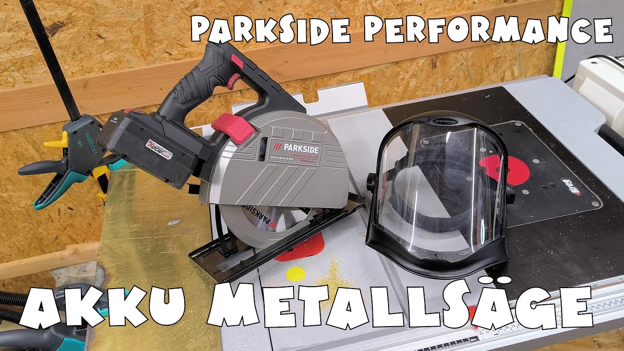 PARKSIDE PERFORMANCE® 20 V Akku-Metallhandkreissäge PPMSA 20-Li A1