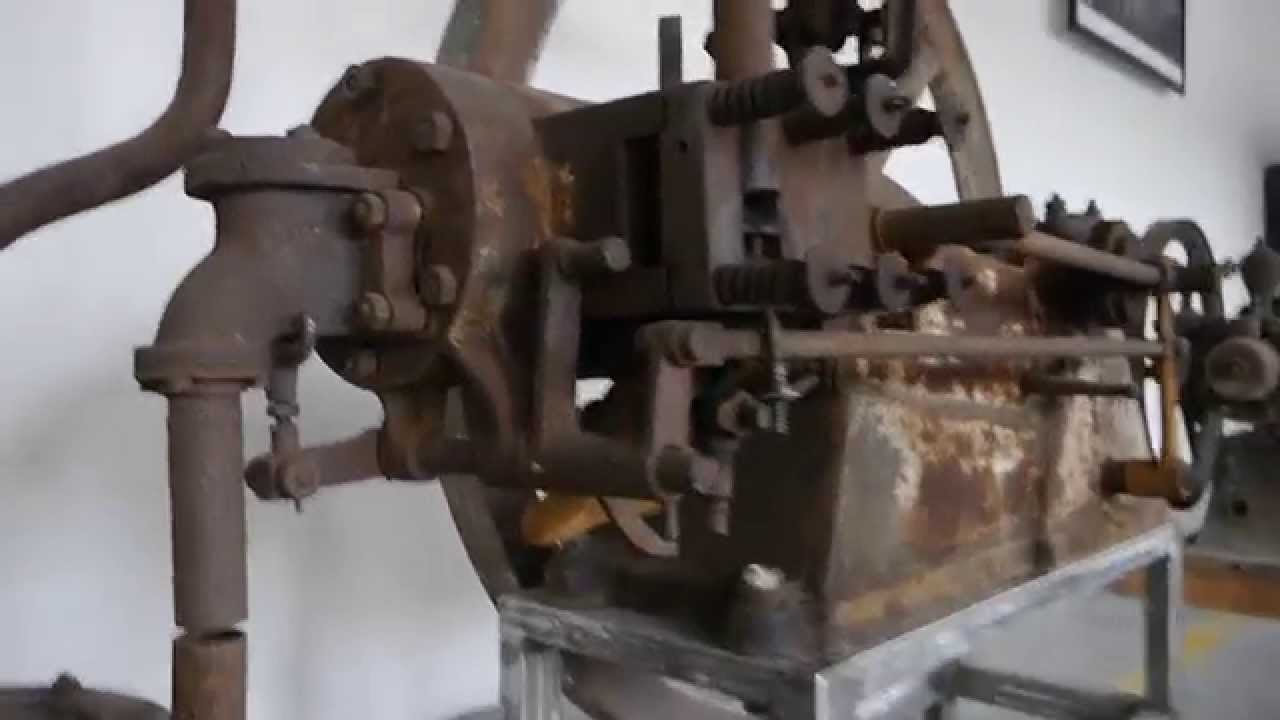 Warchalowski,Station&auml;rmotor,stationary engine,slide valve,Schiebermotor