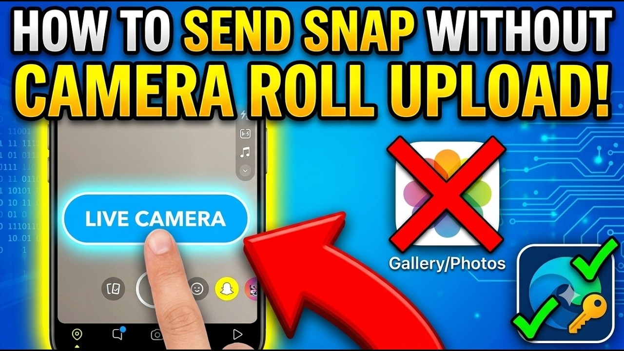 How To Send Snap Without Media Upload (2026)