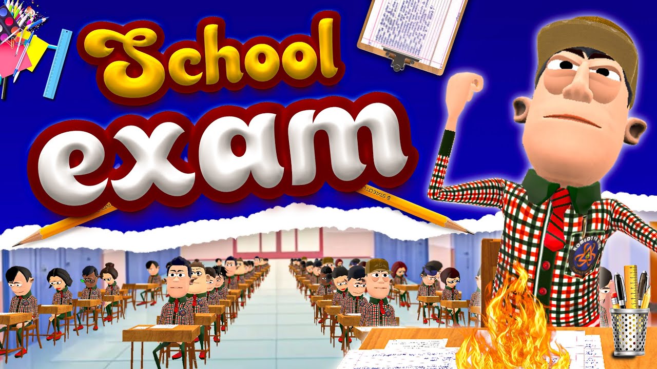 School Exam 📖 | स्कूल एग्जाम | @Komedy Ke King | @Smokhan Comedy  Teacher vs Students funny comedy.
