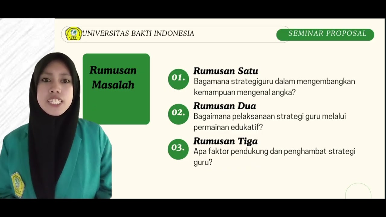TUGAS PRESENTASI PROPOSAL PENELITIAN KUALITATIF #ProdiPgpaud #universitasBaktiIndonesia #fypシ゚viral 