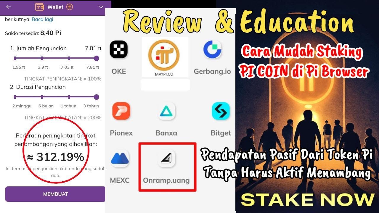 Cara Staking Lipat Gandakan Koin Pi Network di Pi Browser, Pendapatan Pasif dari Token Pi