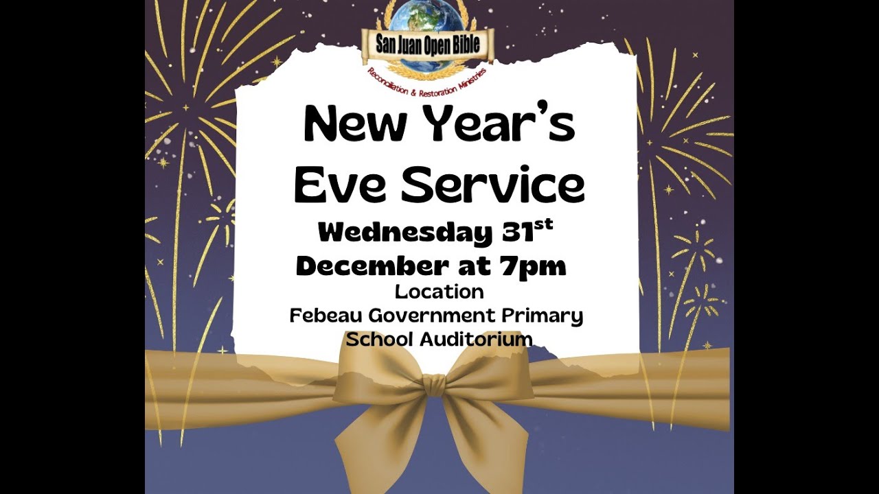 New Year's Eve Service 31/12/2025 | Happy New Year from SJOBTT