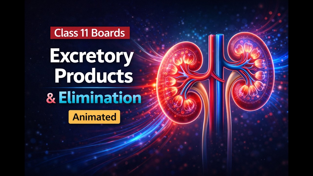 Excretory products and their Elimination | Animated