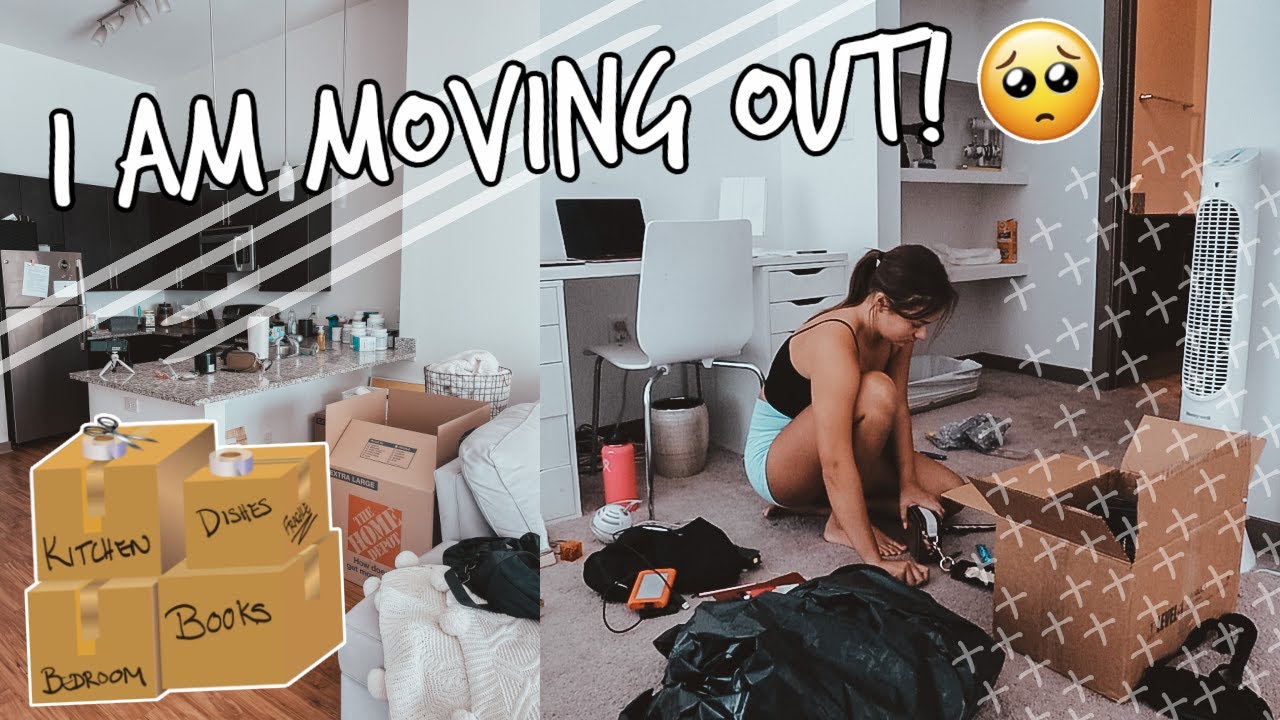 PACK UP MY APARTMENT WITH ME | productive day in my life