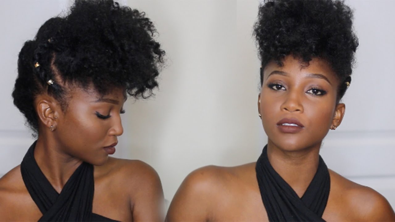 Up-Do on Old Twist Out | Natural Hair