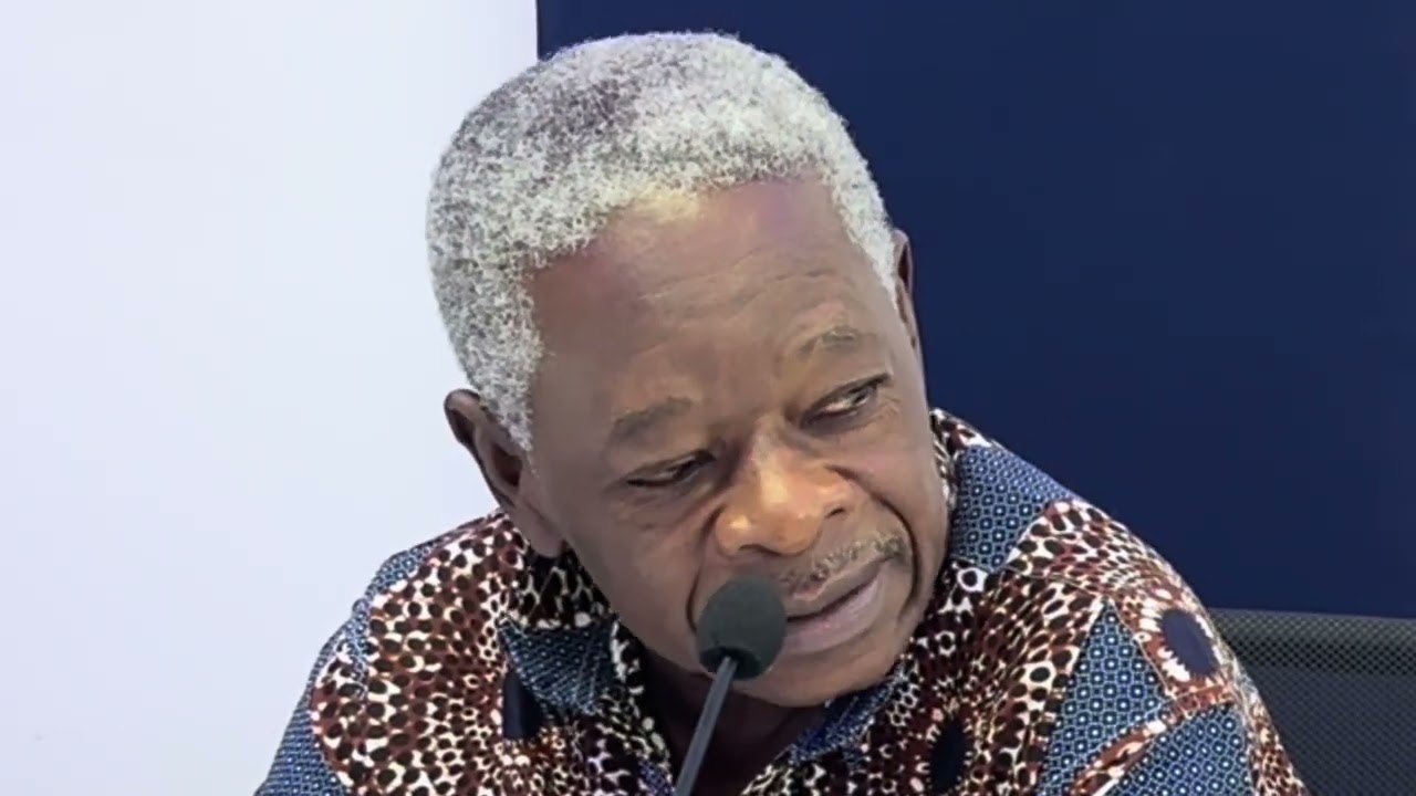 Miguel Neto com Sam Mangwana na Rádio Mais-Cabinda