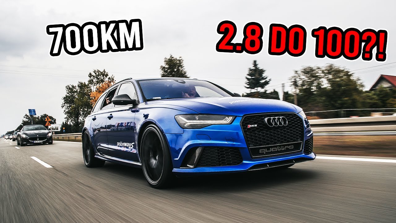 700 Koni? 300+ KM/H? W moim AUDI RS6 | Hamownia!