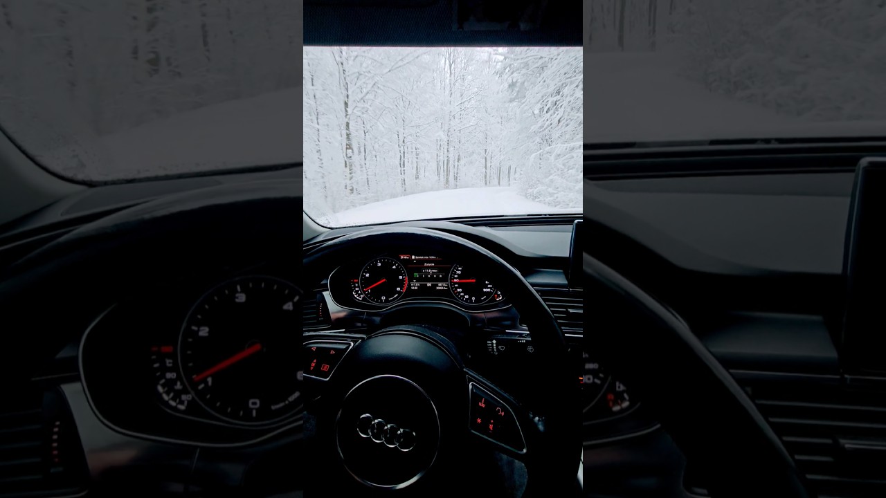 ZIMA ZASKOCZYŁA KIEROWCÓW 😂 #shorts