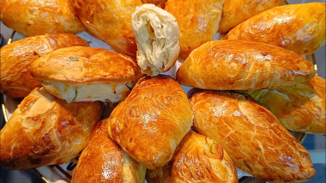 Piştiği anda biten peynirli midye çörek poğaça  🥐