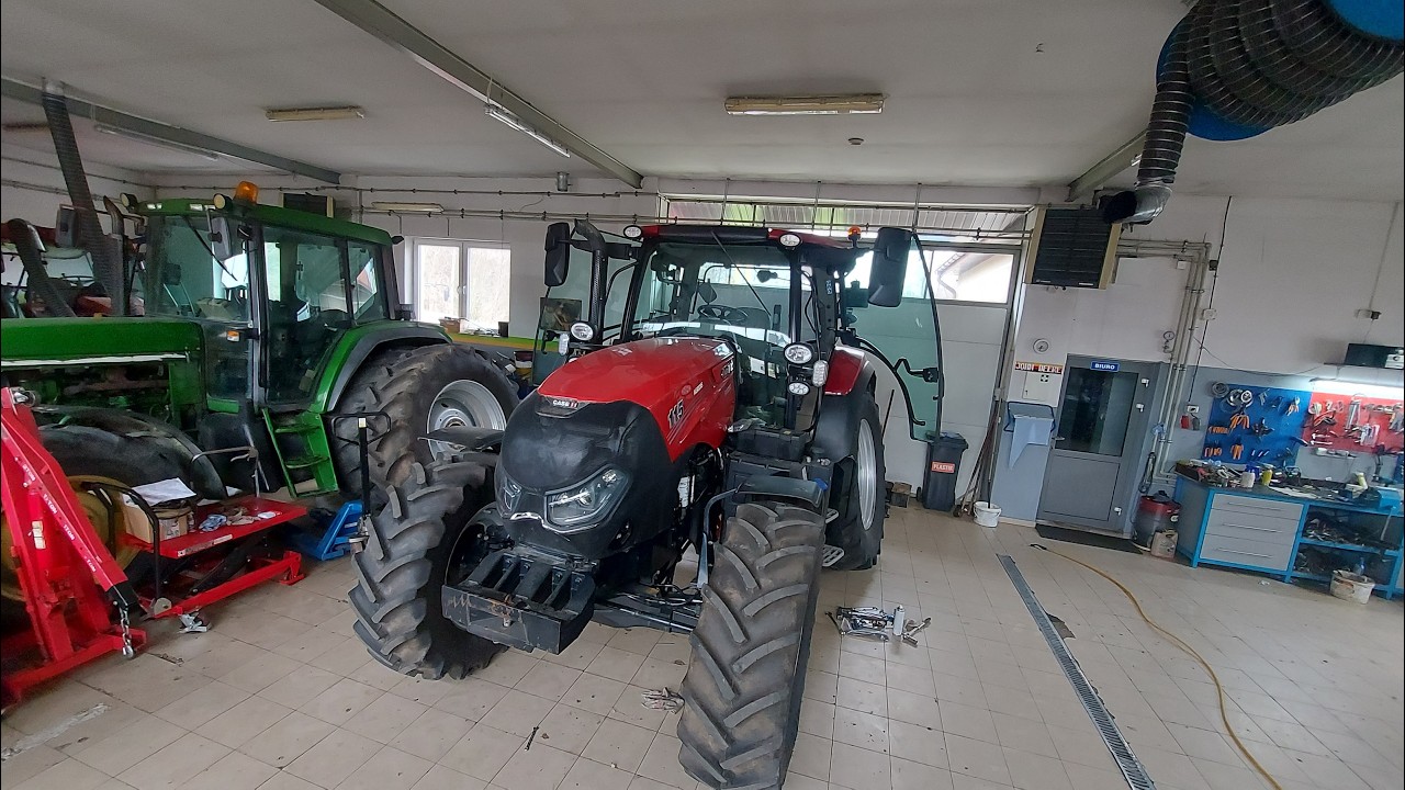 Case maxxum 115 układ pneumatyczny massey 6160 poważnie uszkodzony
