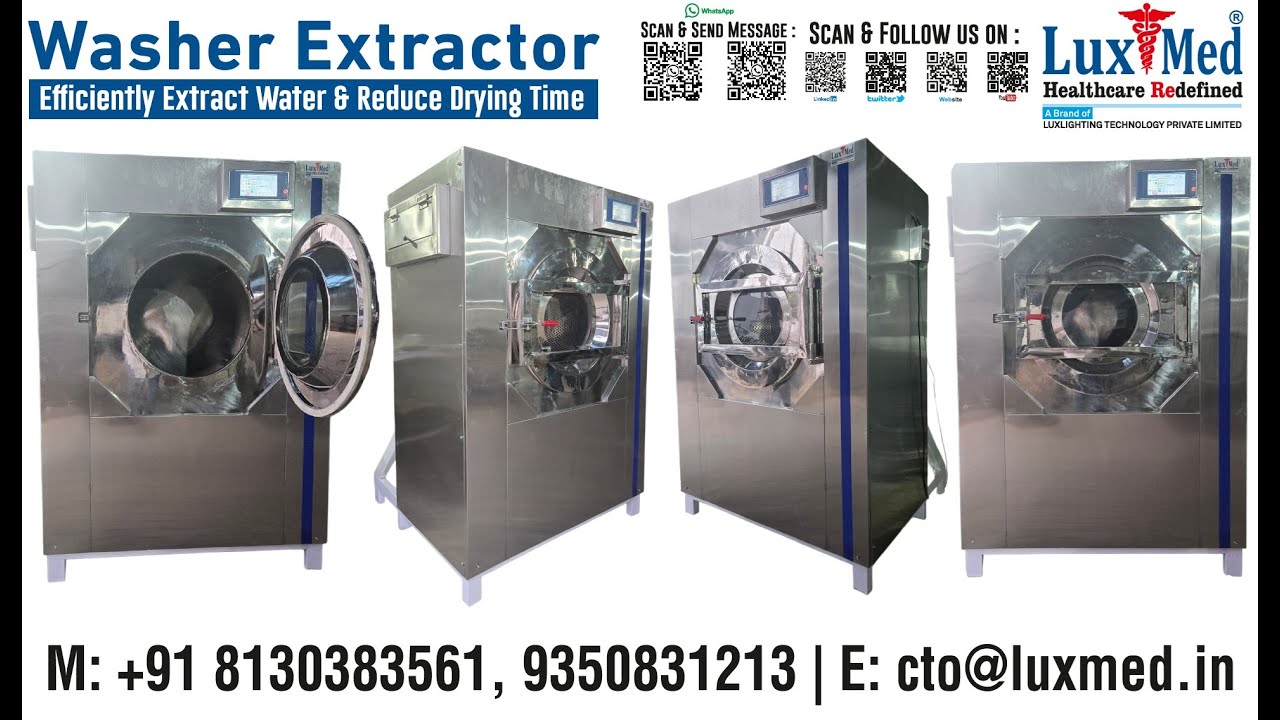 LuxMed&reg; Washer Extractor, Barrier Washer Extractor, CSSD Laundry, Laundry  Complete Project,