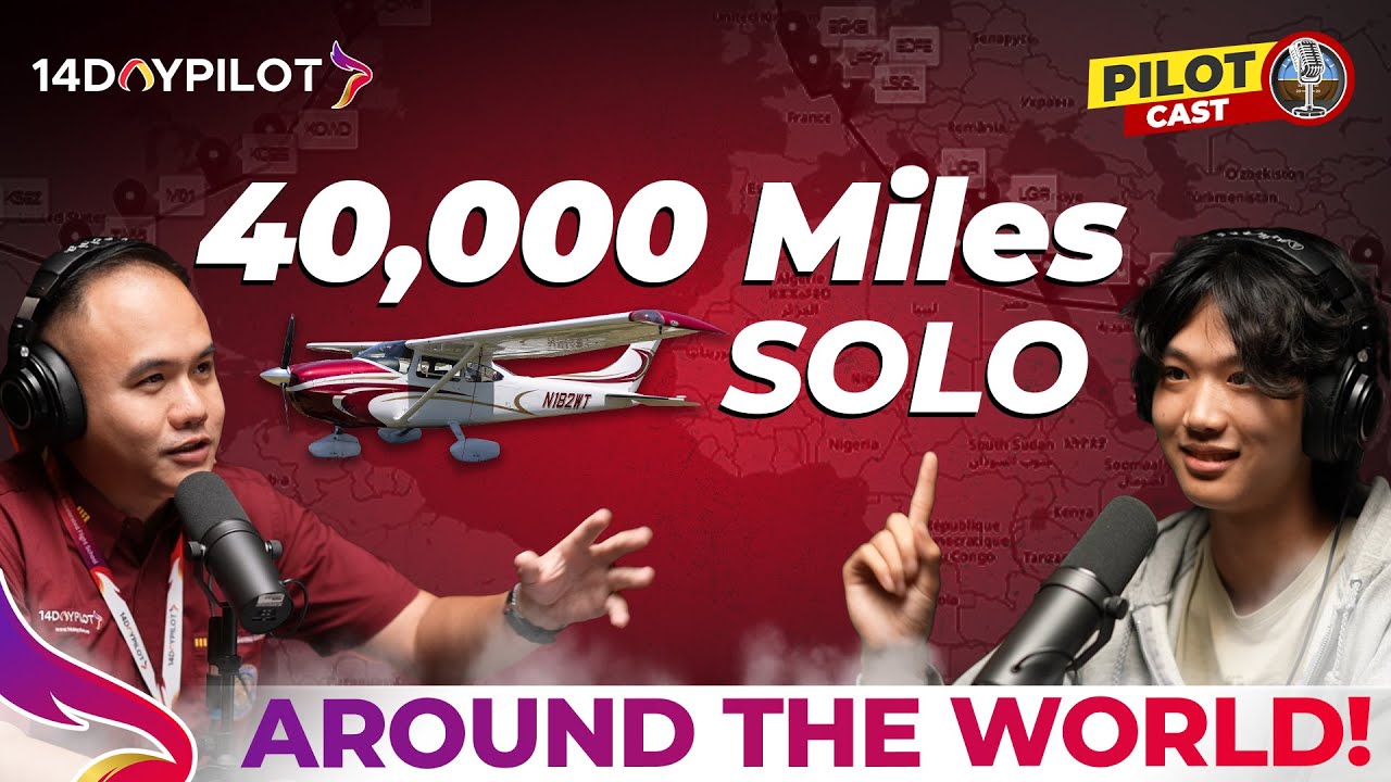 ETHAN GUO HAD AN ENGINE FAILURE IN FLIGHT!! SOLO AROUND THE WORLD