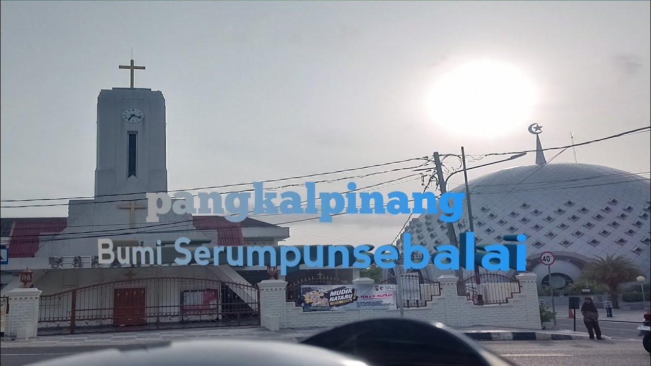 TAMAN SARI || ALUN-ALUN || MASJID KUBAH TIMAH PANGKALPINANG SIANG HARI JANUARI 2026