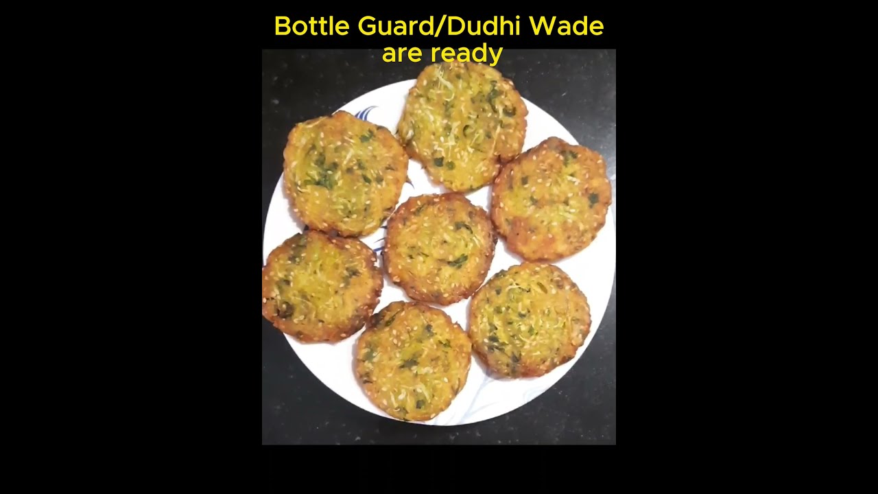 Dudhi (Bottle Guard) Wade | Simple, quick, easy breakfast recipe |Crispy & Tasty