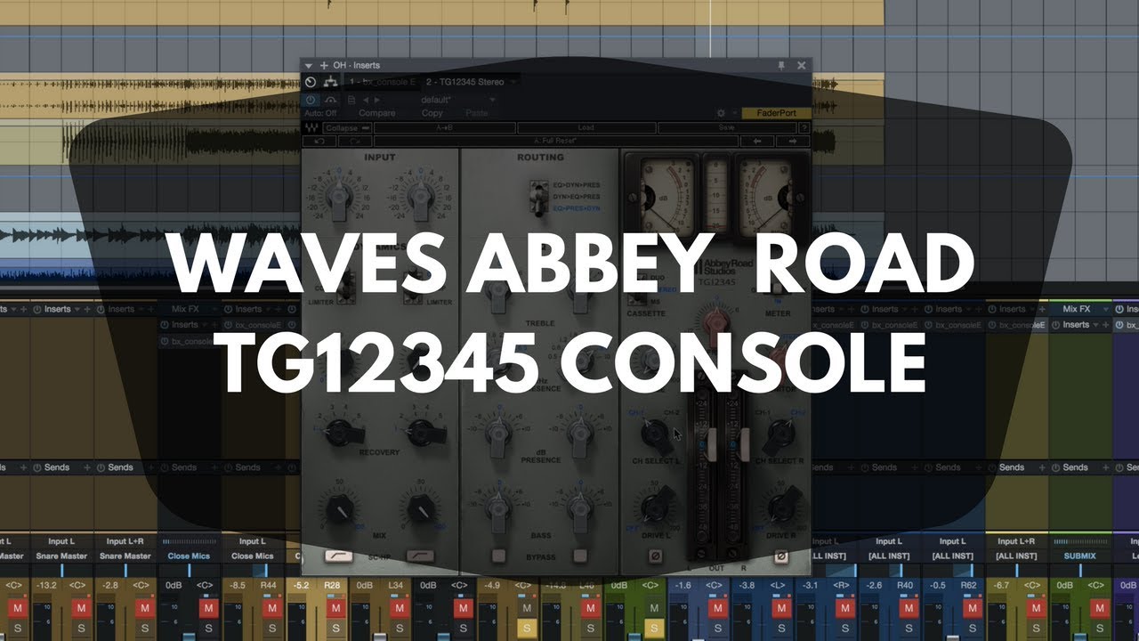 Waves Abbey Road TG12345 Overview with Audio Examples