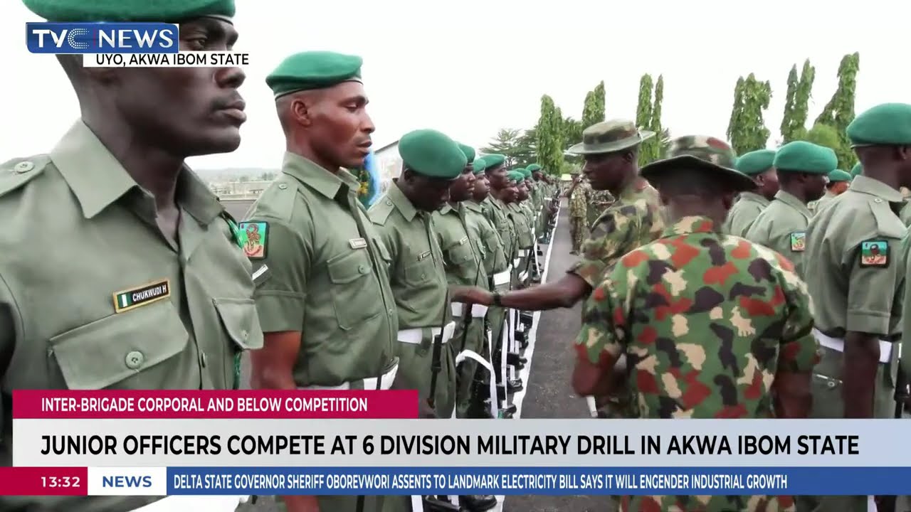 Junior Officers Compete At 6 Division Military Drill In Akwa Ibom State