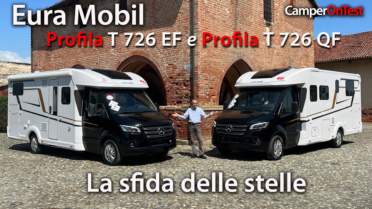 Eura Mobil Profila T 726 EF e Profila T 726 QF: la sfida delle stelle